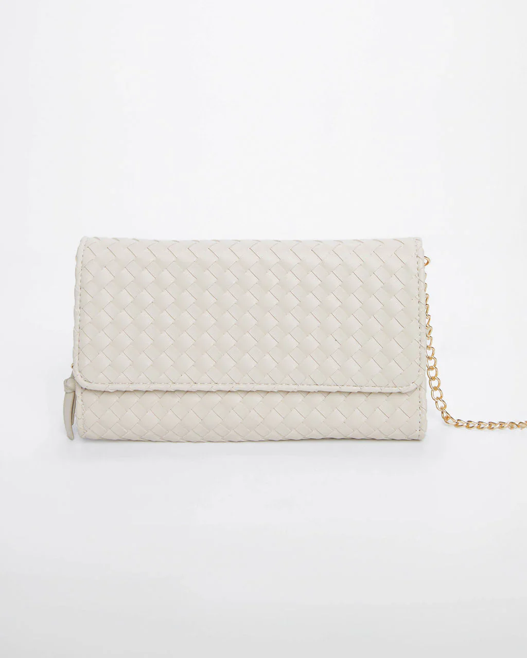 Wallis Woven Faux Leather Crossbody Bag