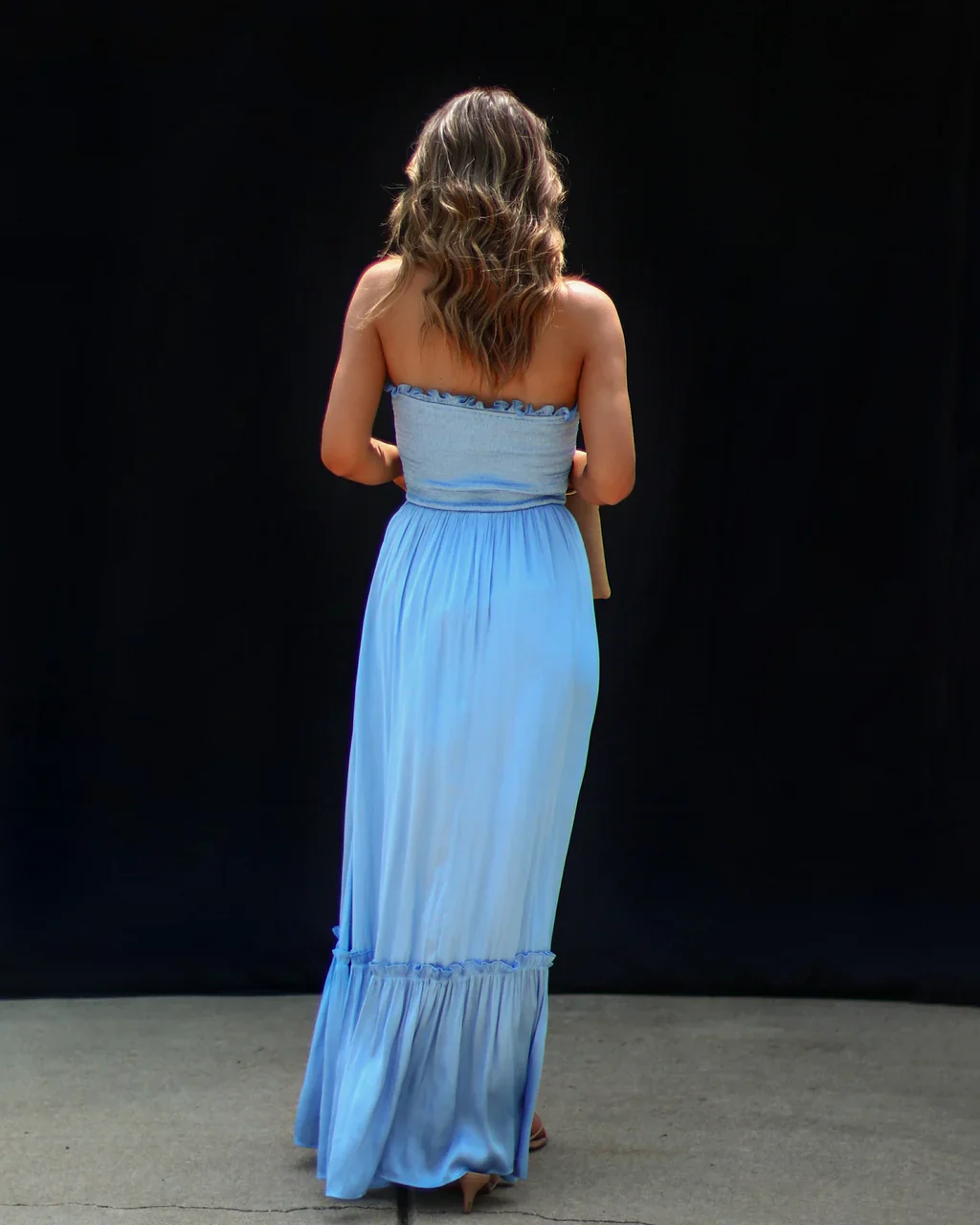 Sameera Smocked Tiered Maxi Dress