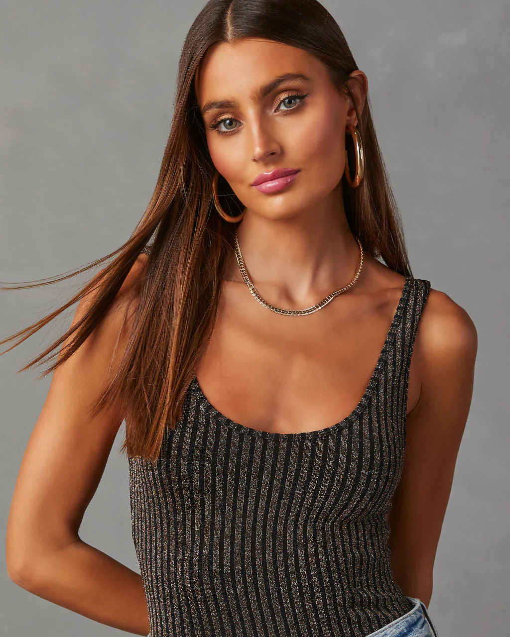 Always Shining Metallic Bodysuit