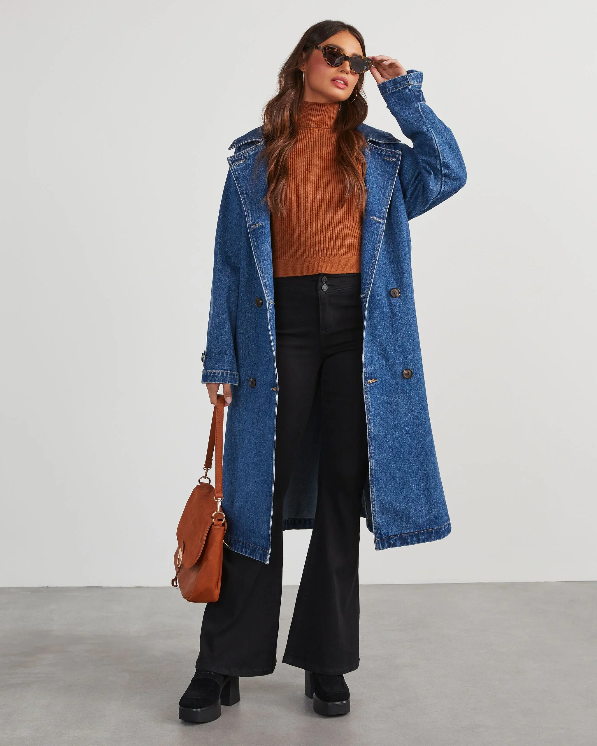 Aleisha Mock Neck Sleeveless Sweater