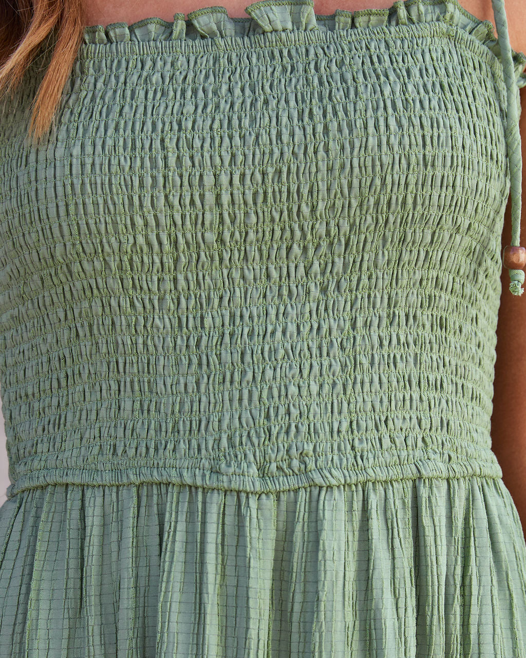 Fling For Spring Smocked Tiered Midi Dress