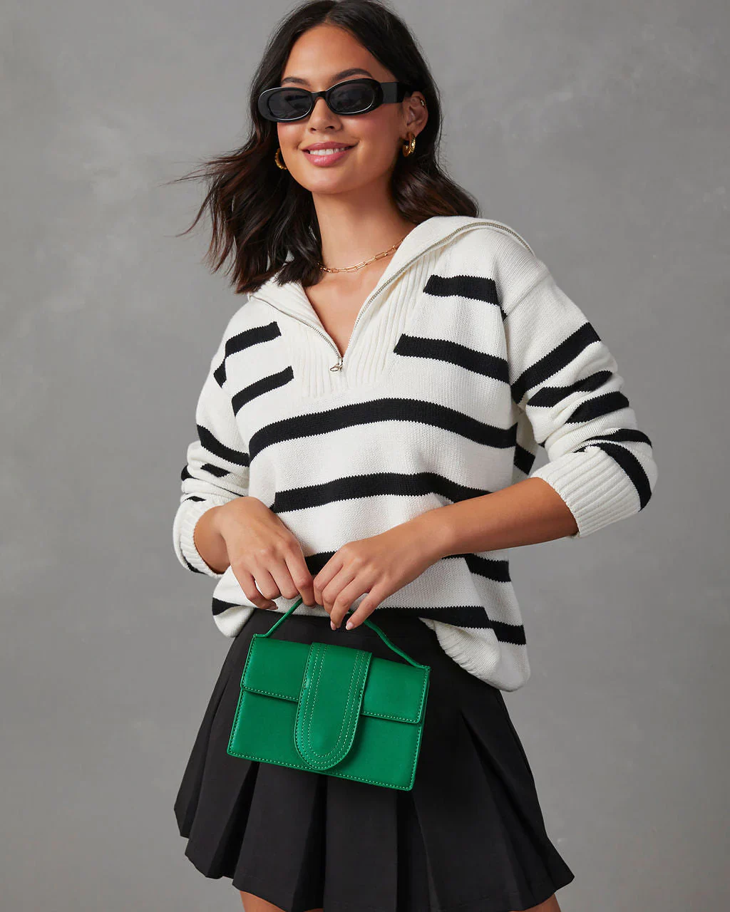 Maura Faux Leather Crossbody Bag