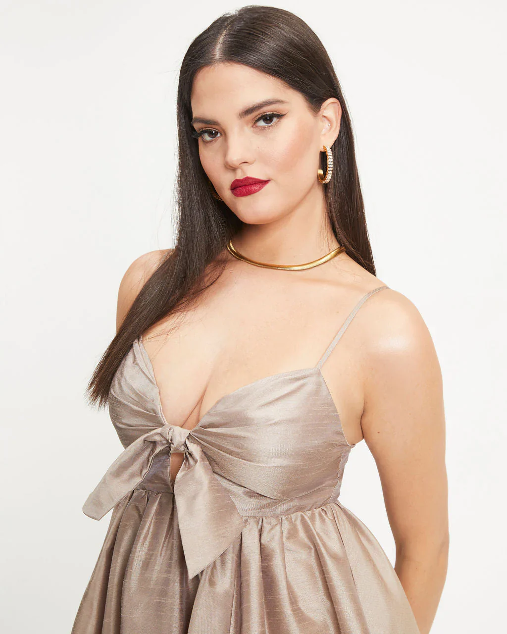 Betania Bow Babydoll Dress