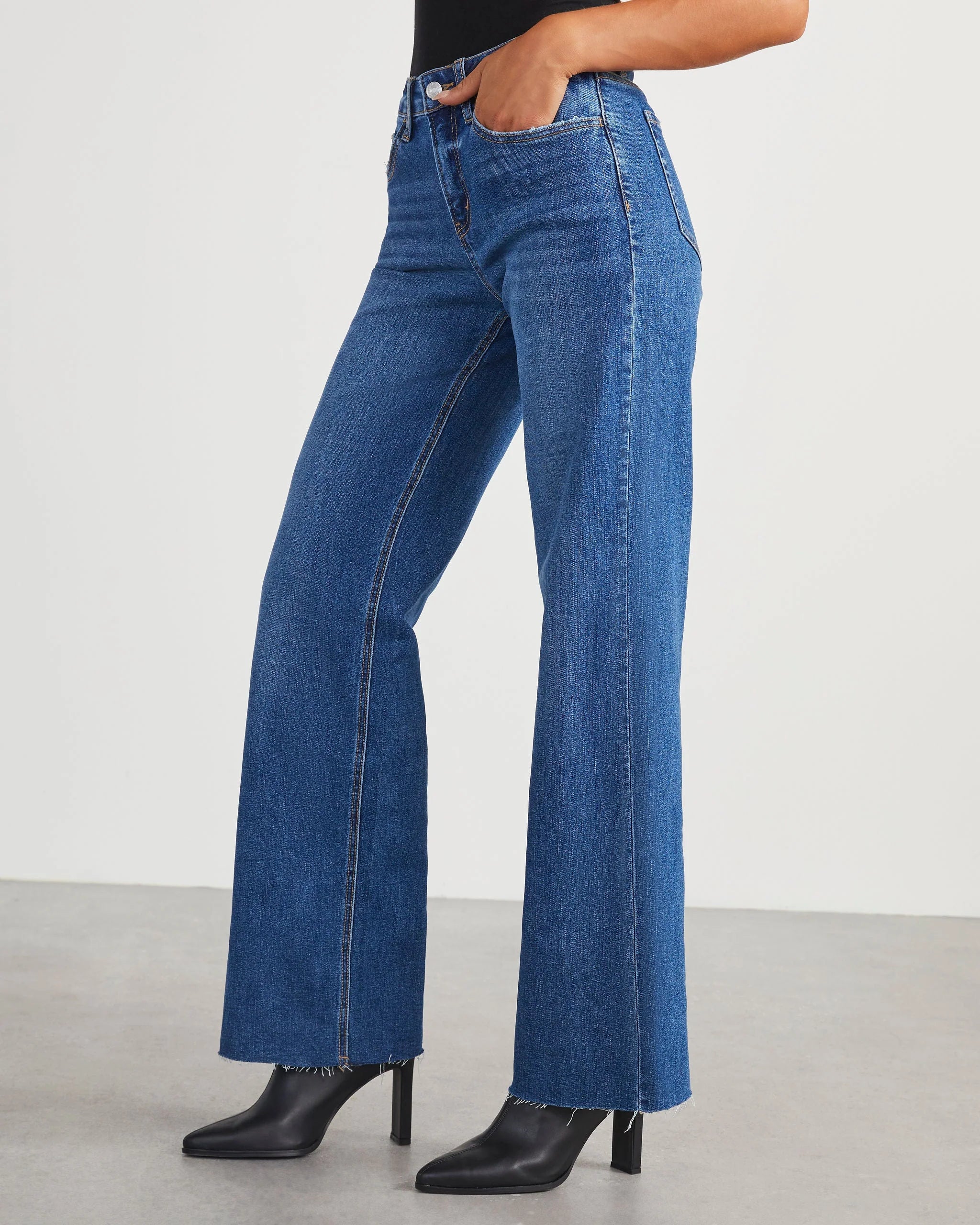 Adryan High Rise Straight Jeans