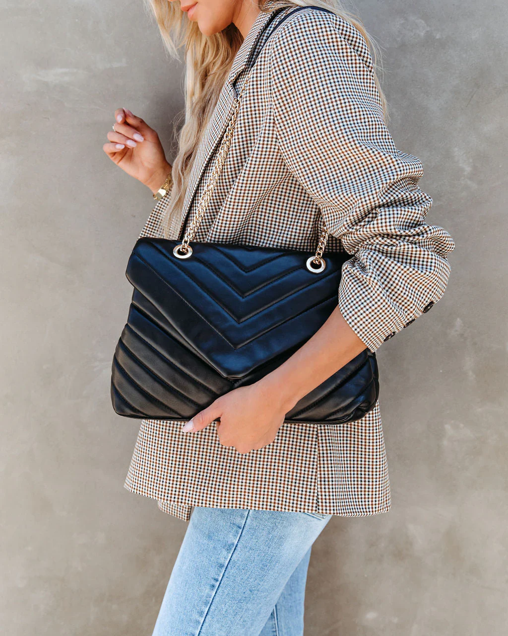 Kaisley Quilted Crossbody Shoulder Bag