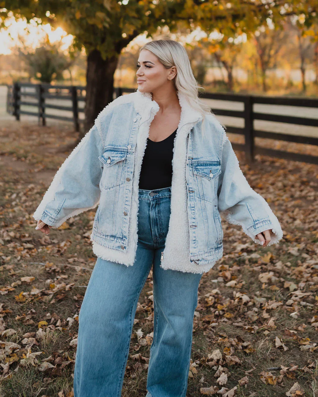 Hauser Denim Sherpa Jacket