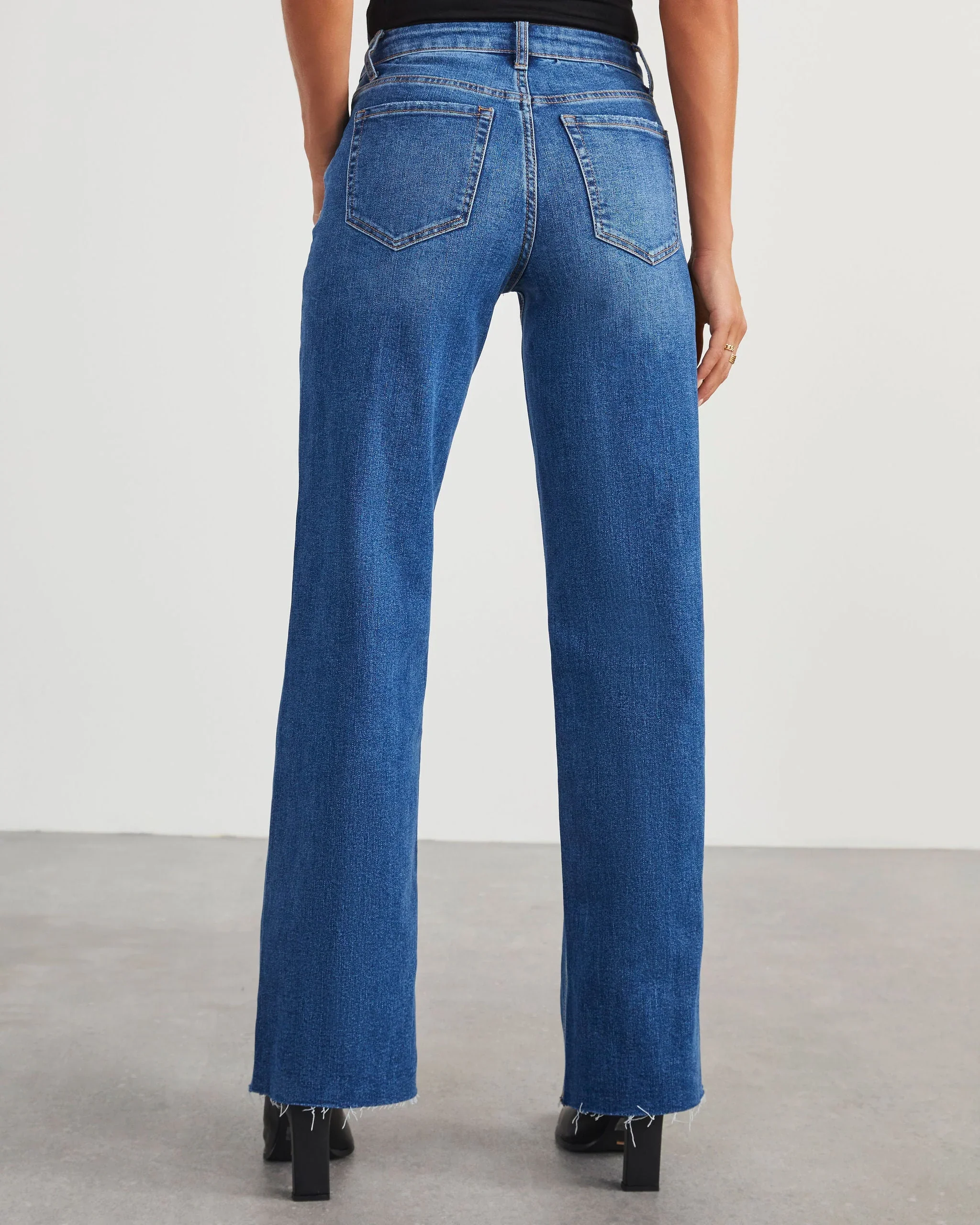 Adryan High Rise Straight Jeans