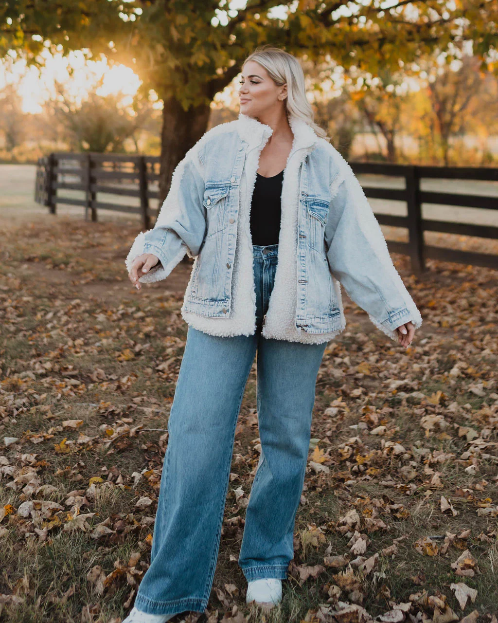 Hauser Denim Sherpa Jacket