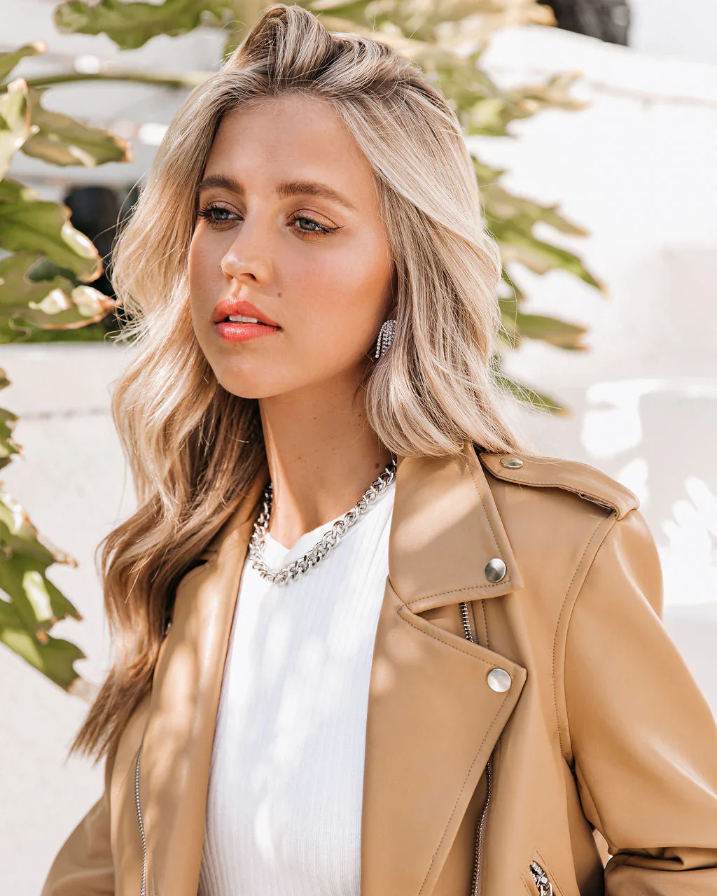 Mica Chain Choker Necklace