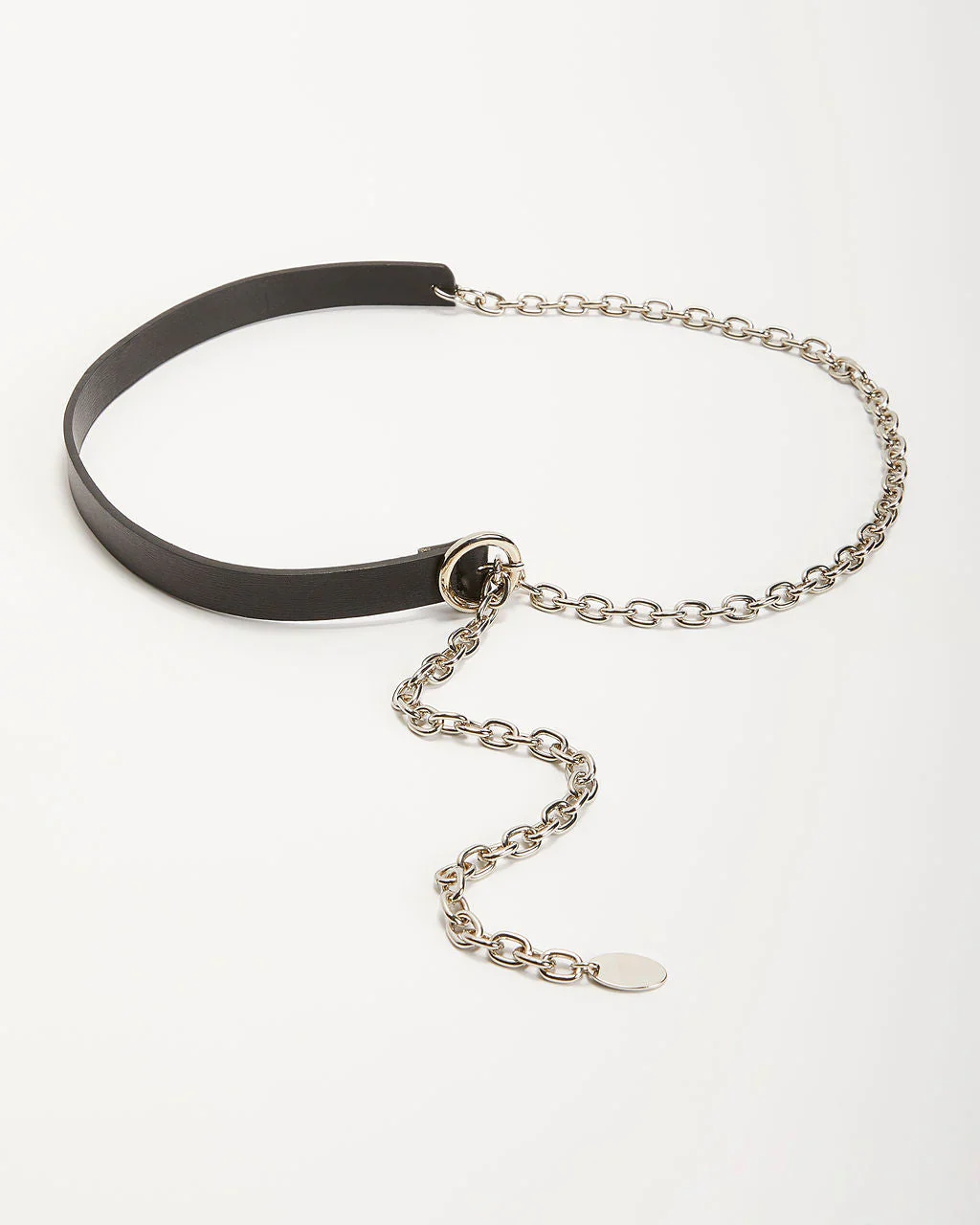 Fergie Half Chain Faux Leather Belt